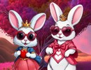 Rabbits Find Parachute 