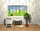 Room with Clothespins