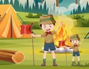 Camping Boy Rescue