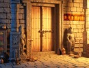 Statue Temple Devotee