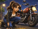 Help the Biker Girl